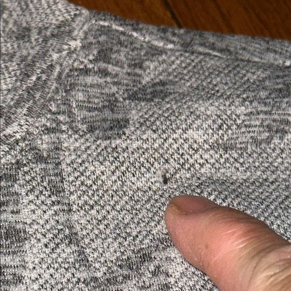 Talbots Gray Patterned Sweatshirt - image 8